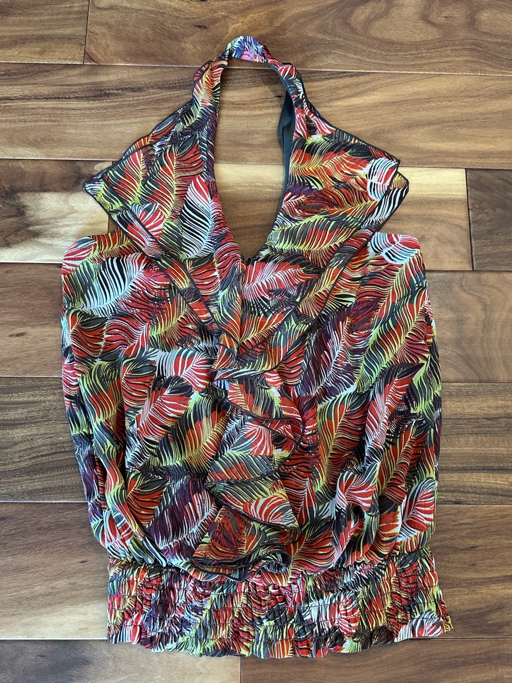 My Michelle Halter Tank with Tropical size Medium
